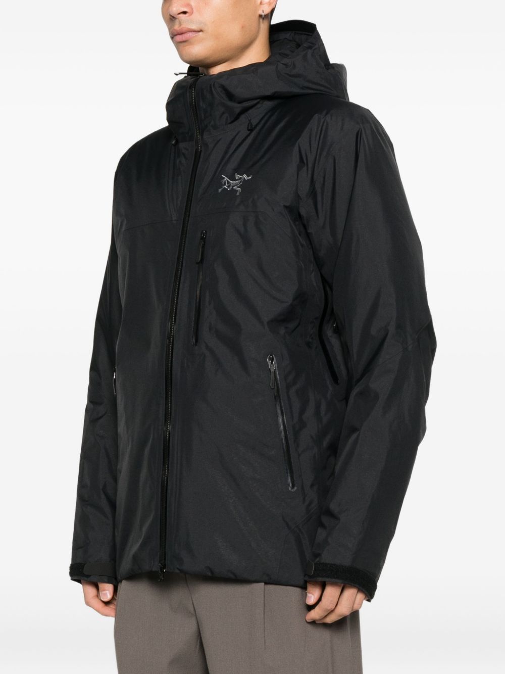 Giacca con cappuccio beta insulated in nero Arc'teryx - unisex 