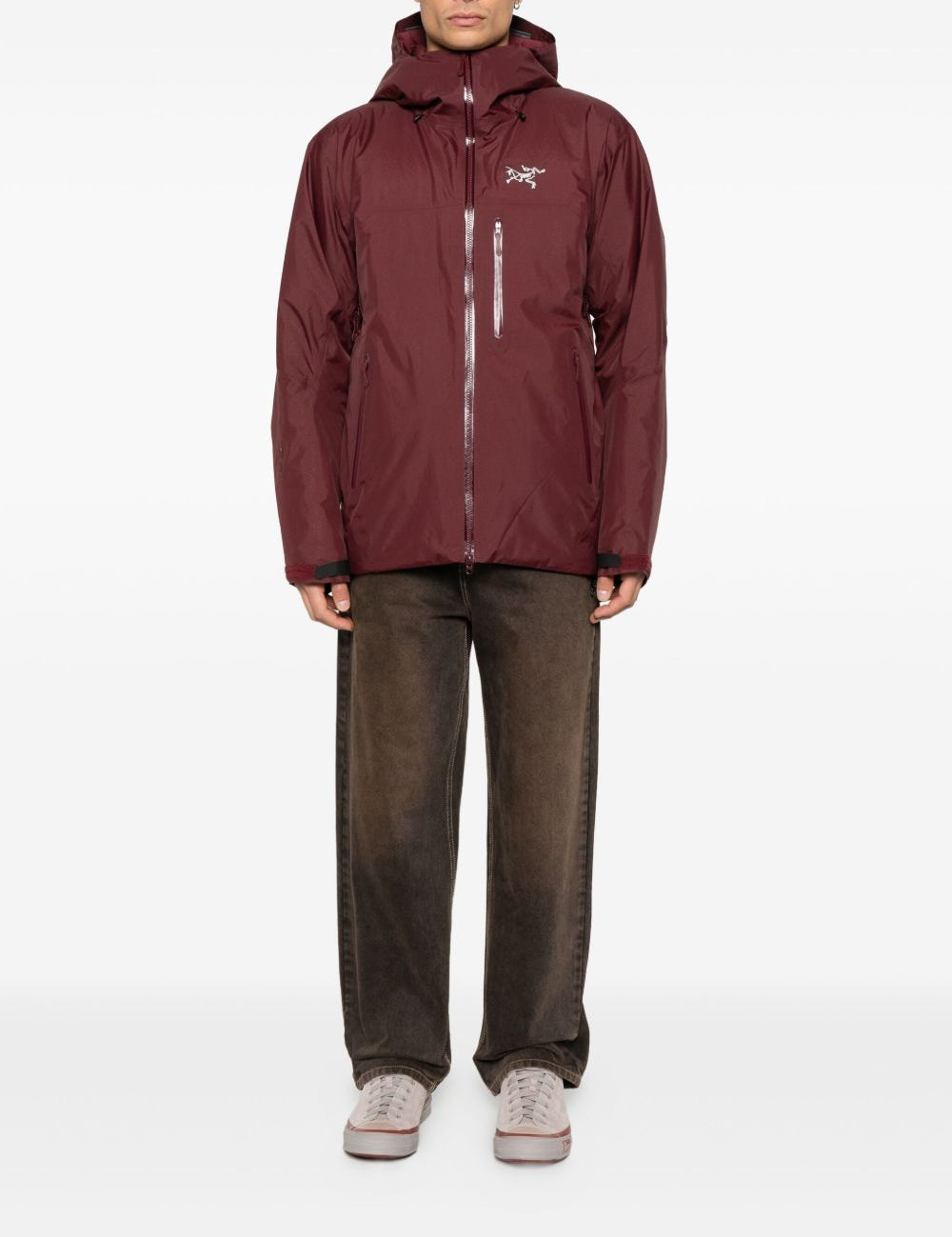 Giacca con cappuccio beta insulated in BORDEAUX Arc'teryx - unisex 