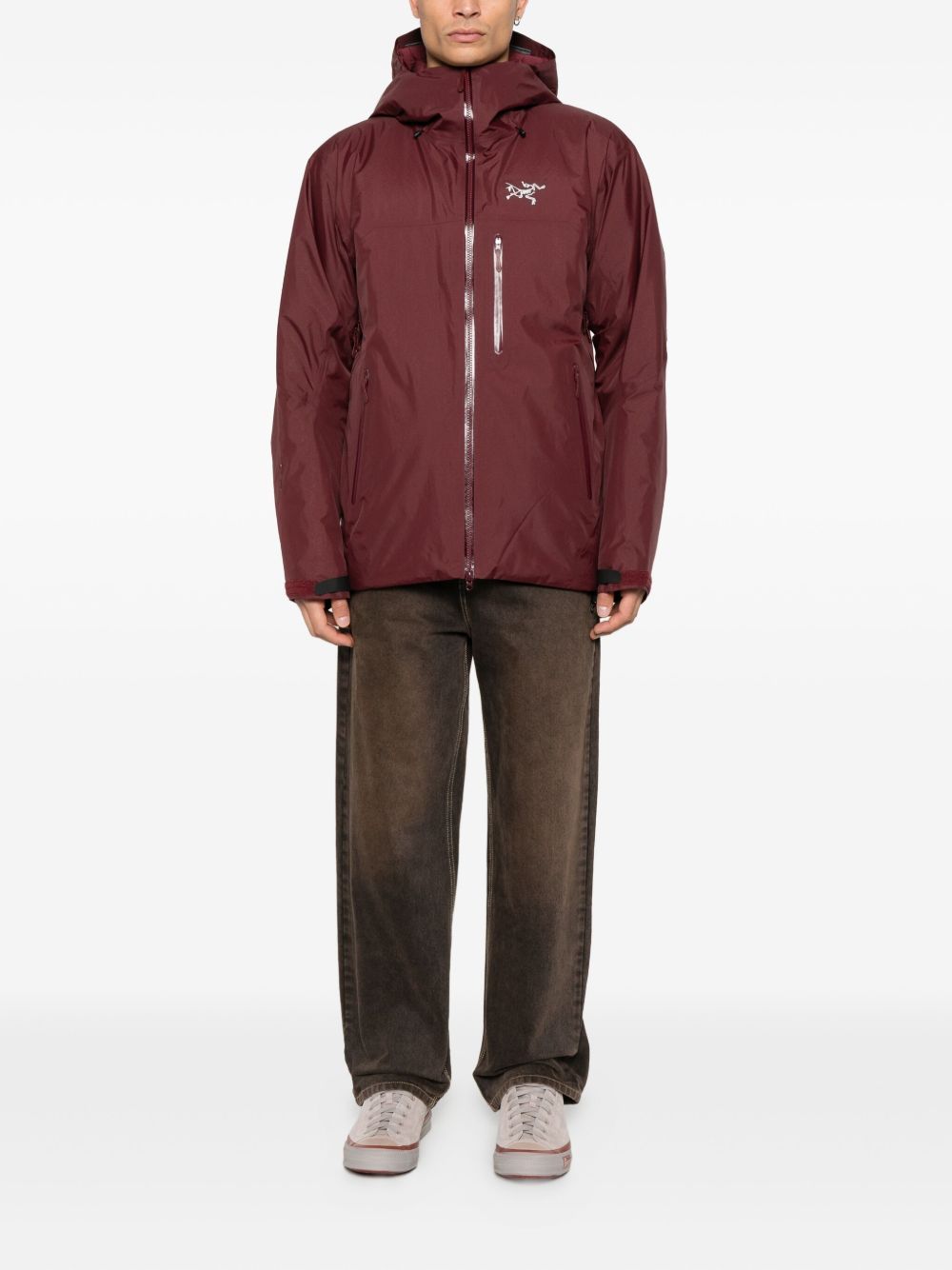 Giacca con cappuccio beta insulated in BORDEAUX Arc'teryx - unisex 