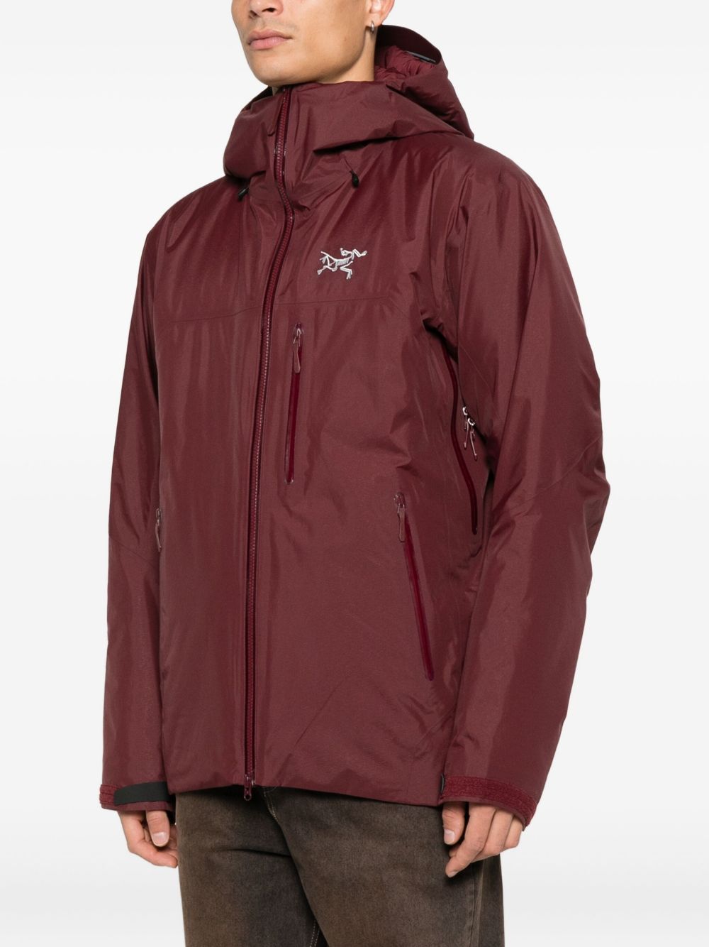 Giacca con cappuccio beta insulated in BORDEAUX Arc'teryx - unisex 