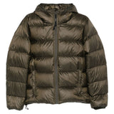 Cappotto imbottito con cappuccio in verde Aspesi - uomo 