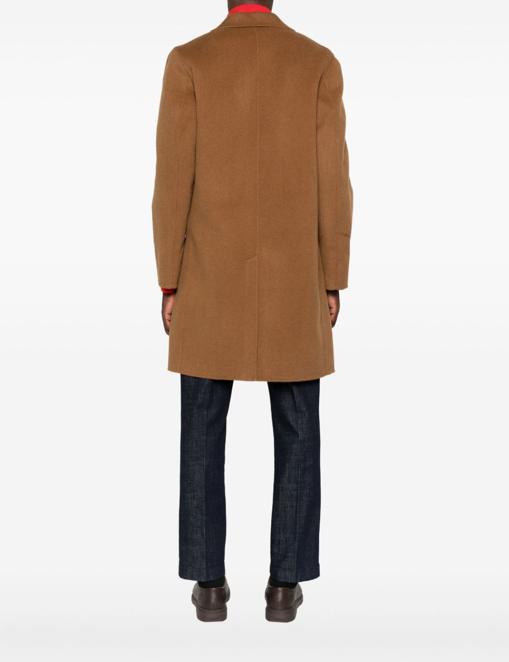 Cappotto con tasche in marrone Aspesi - uomo 