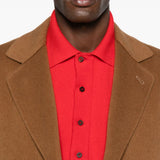 Cappotto con tasche in marrone Aspesi - uomo 