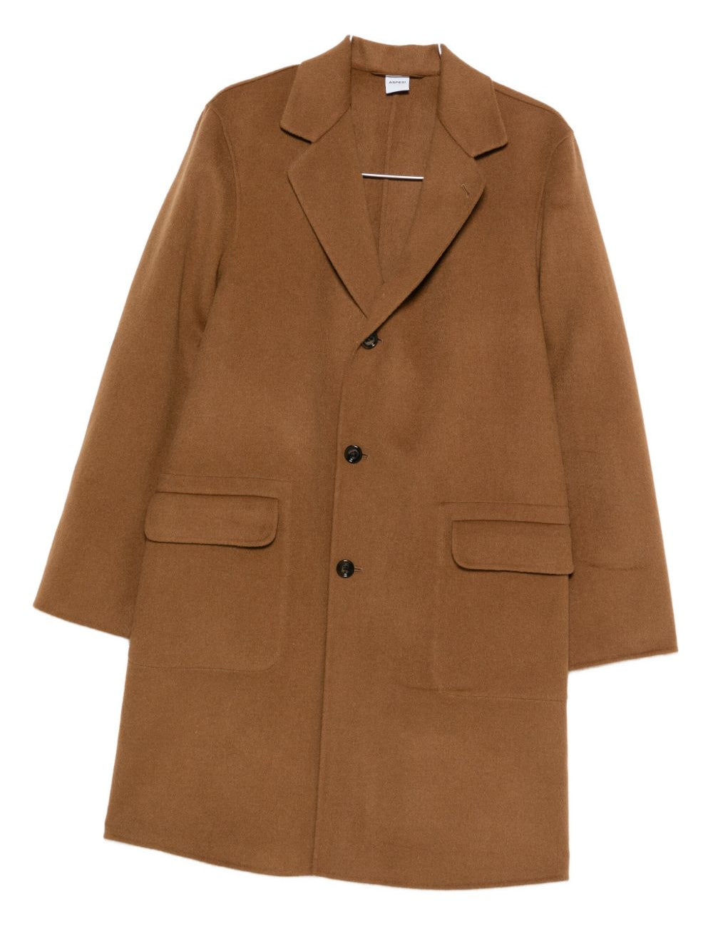 Cappotto con tasche in marrone Aspesi - uomo 