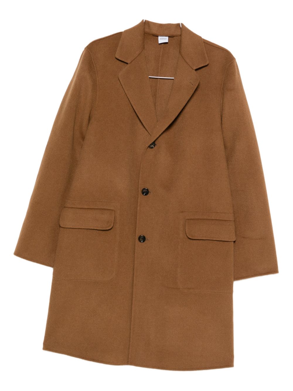 Cappotto con tasche in marrone Aspesi - uomo 