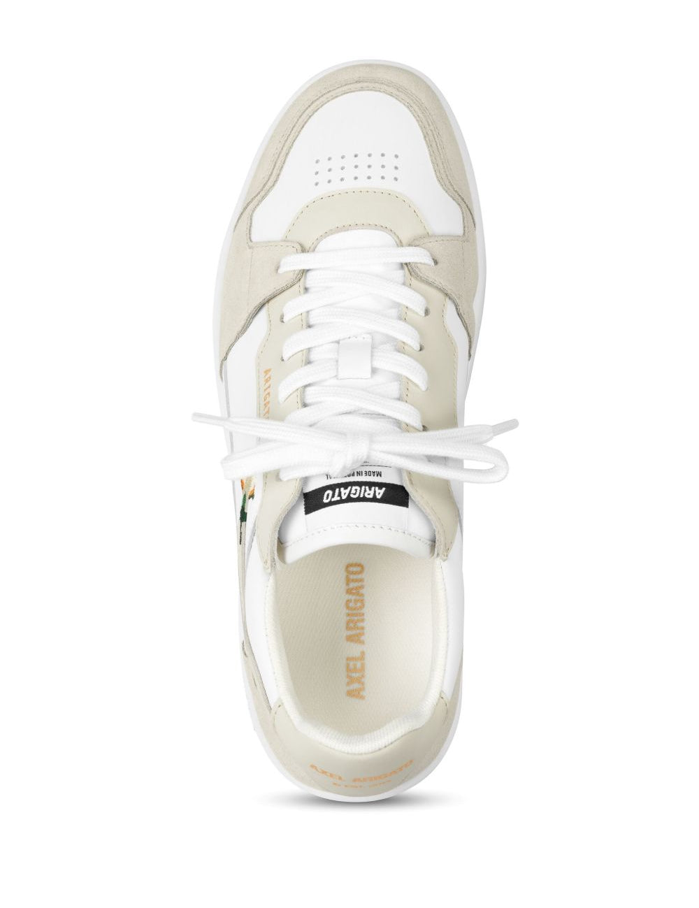 Sneakers Dice Lo Bee Bird in beige e bianco 