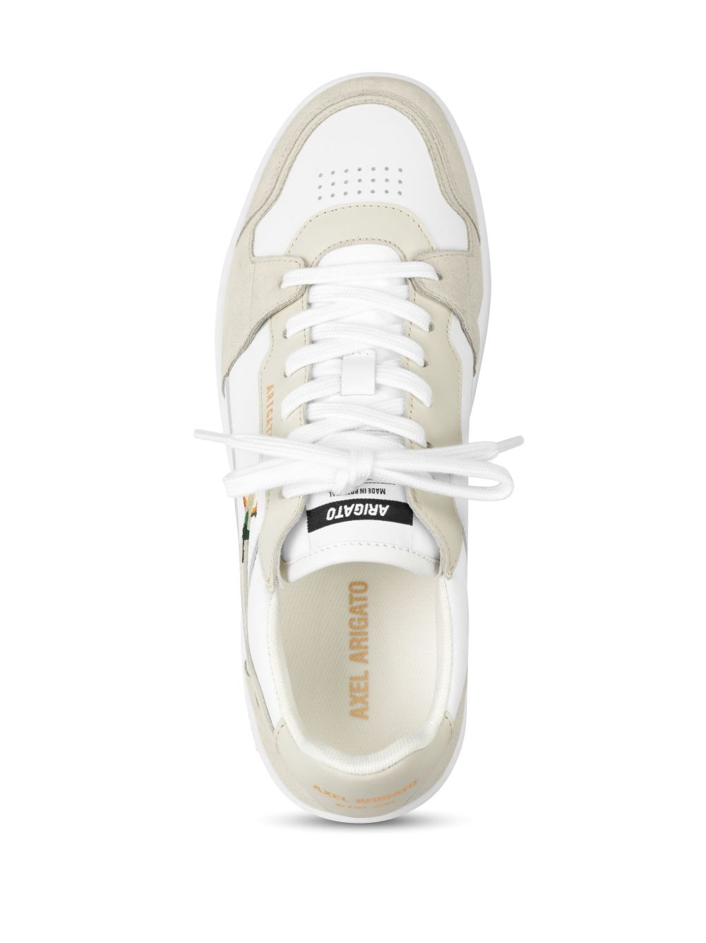 Sneakers Dice Lo Bee Bird in beige e bianco 