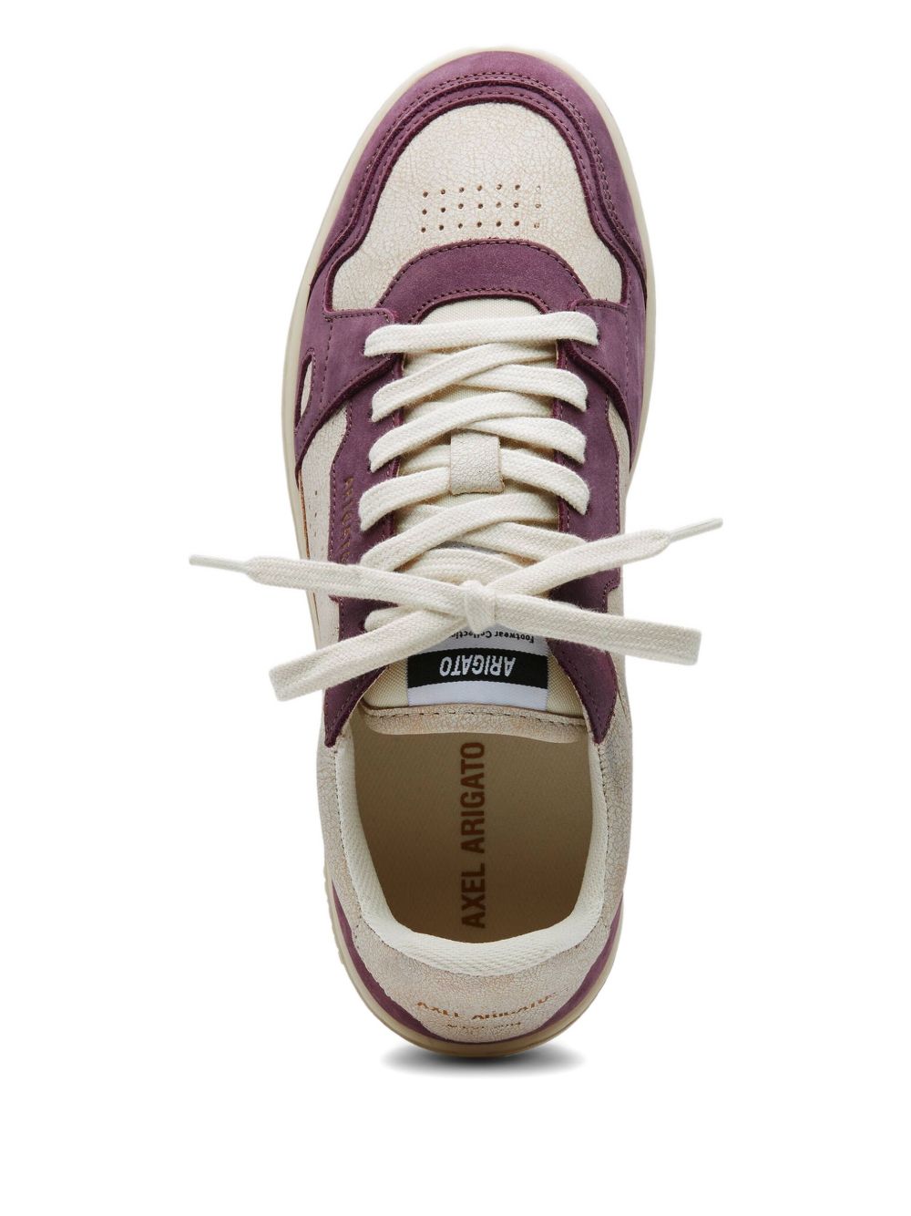 Sneakers Dice in beige e bordeaux 