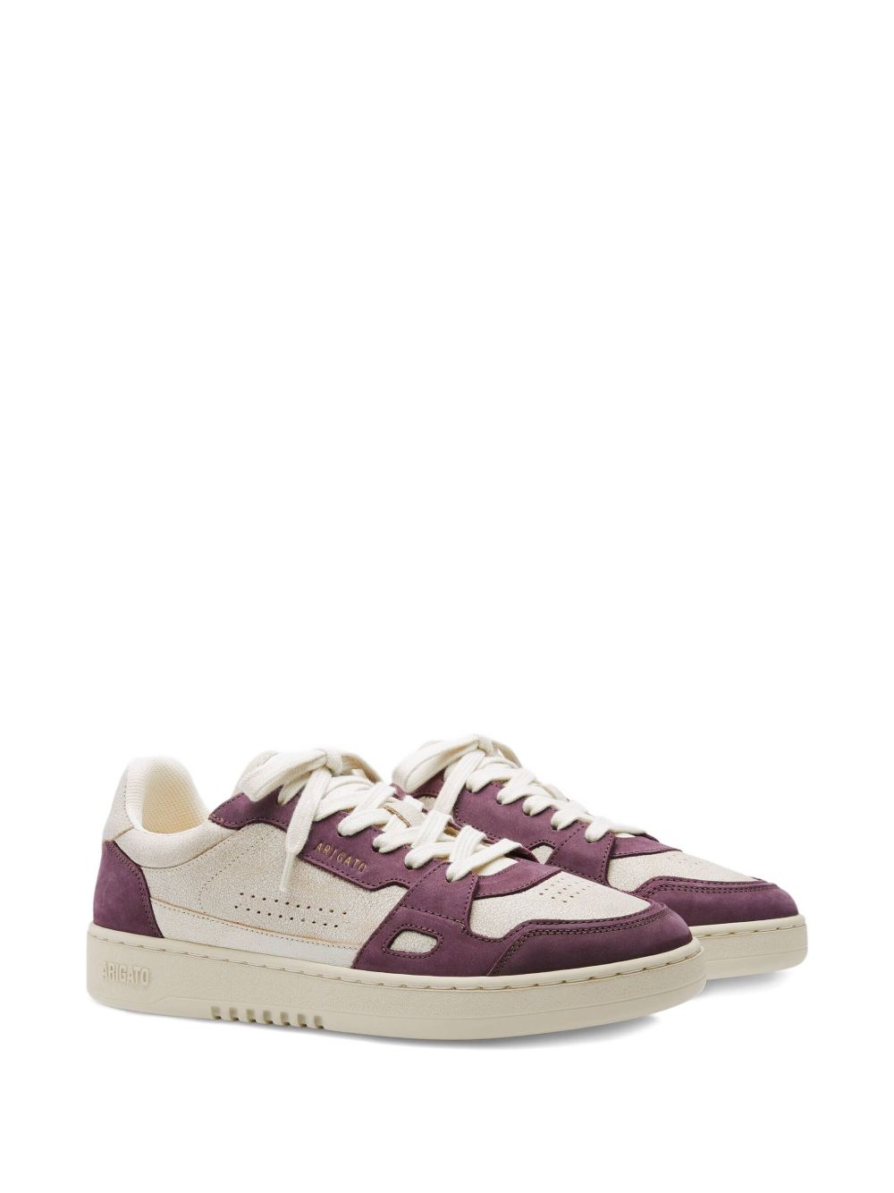 Sneakers Dice in beige e bordeaux 