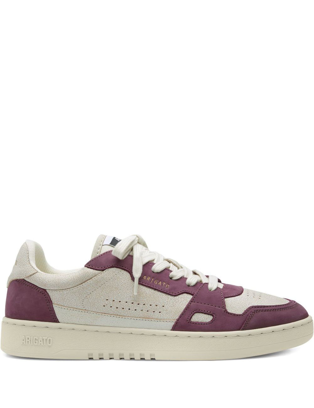 Sneakers Dice in beige e bordeaux 