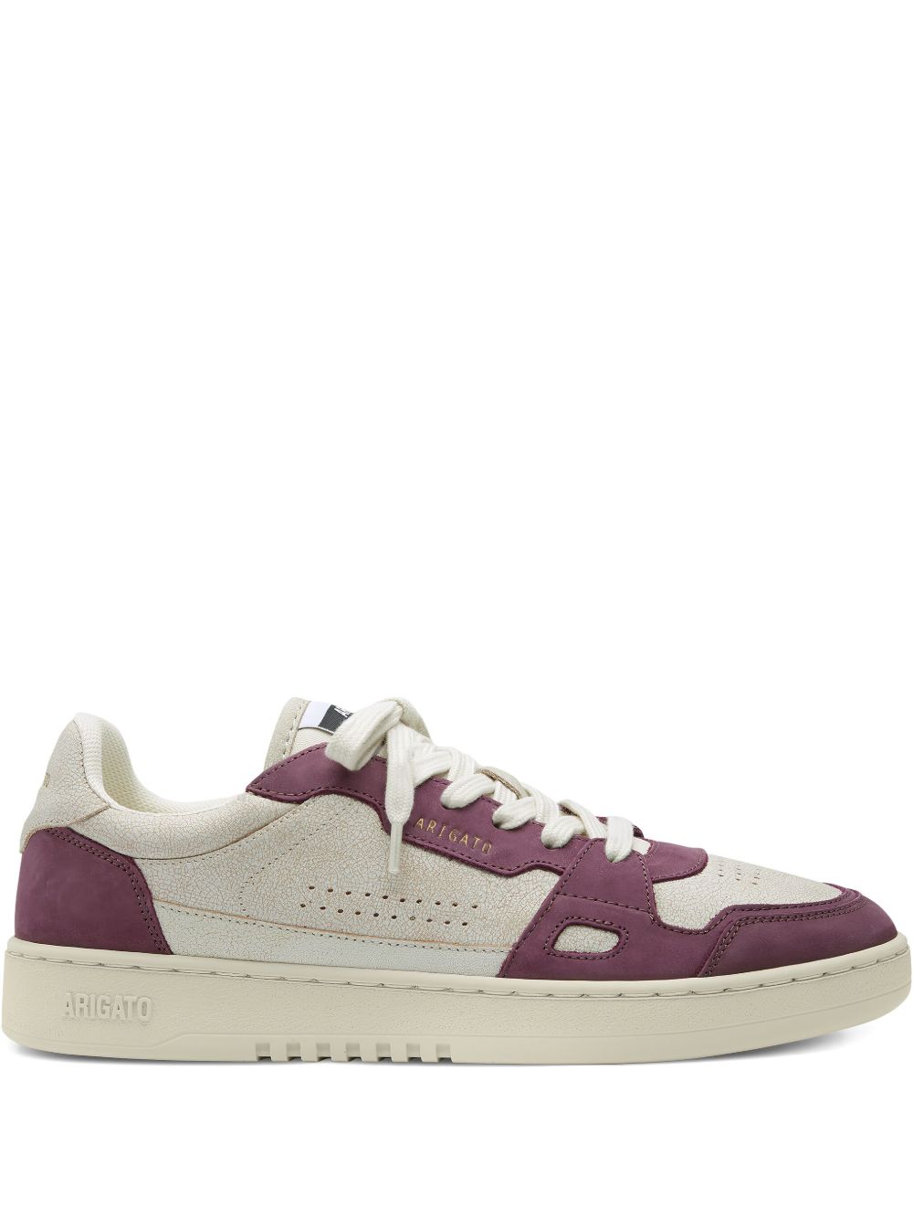 Sneakers Dice in beige e bordeaux 