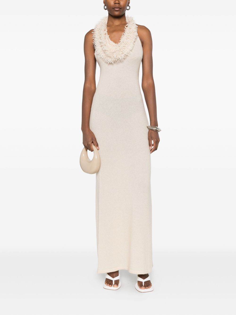 Abito lungo Wren in avorio Aya Muse - donna 
