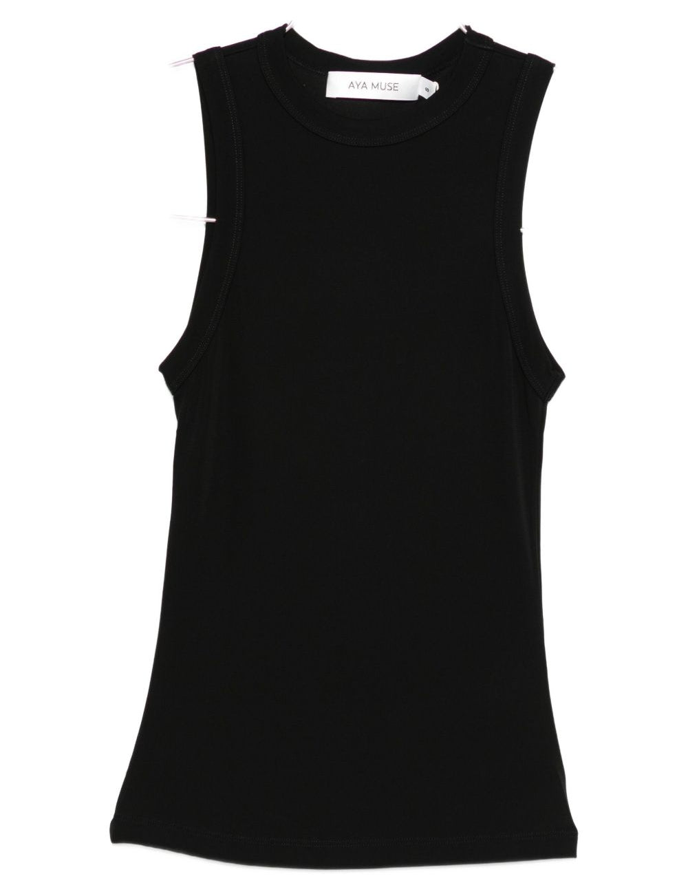 Top girocollo in nero Aya Muse - donna 