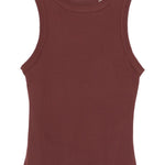 Top girocollo in borgogna Aya Muse - donna 