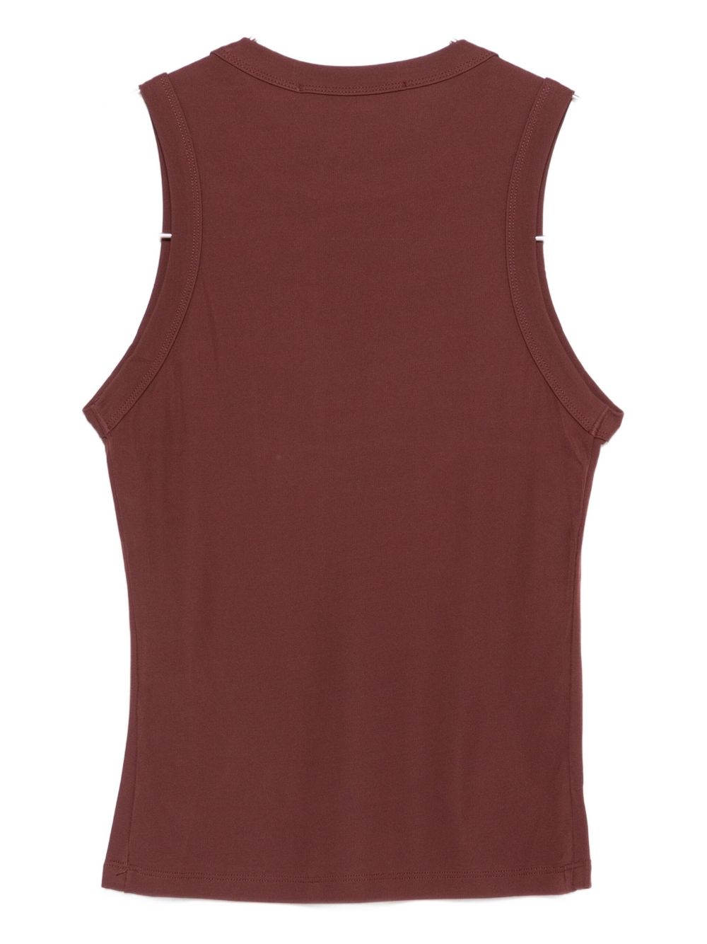 Top girocollo in borgogna Aya Muse - donna 