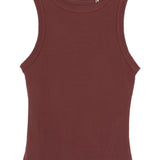 Top girocollo in borgogna Aya Muse - donna 