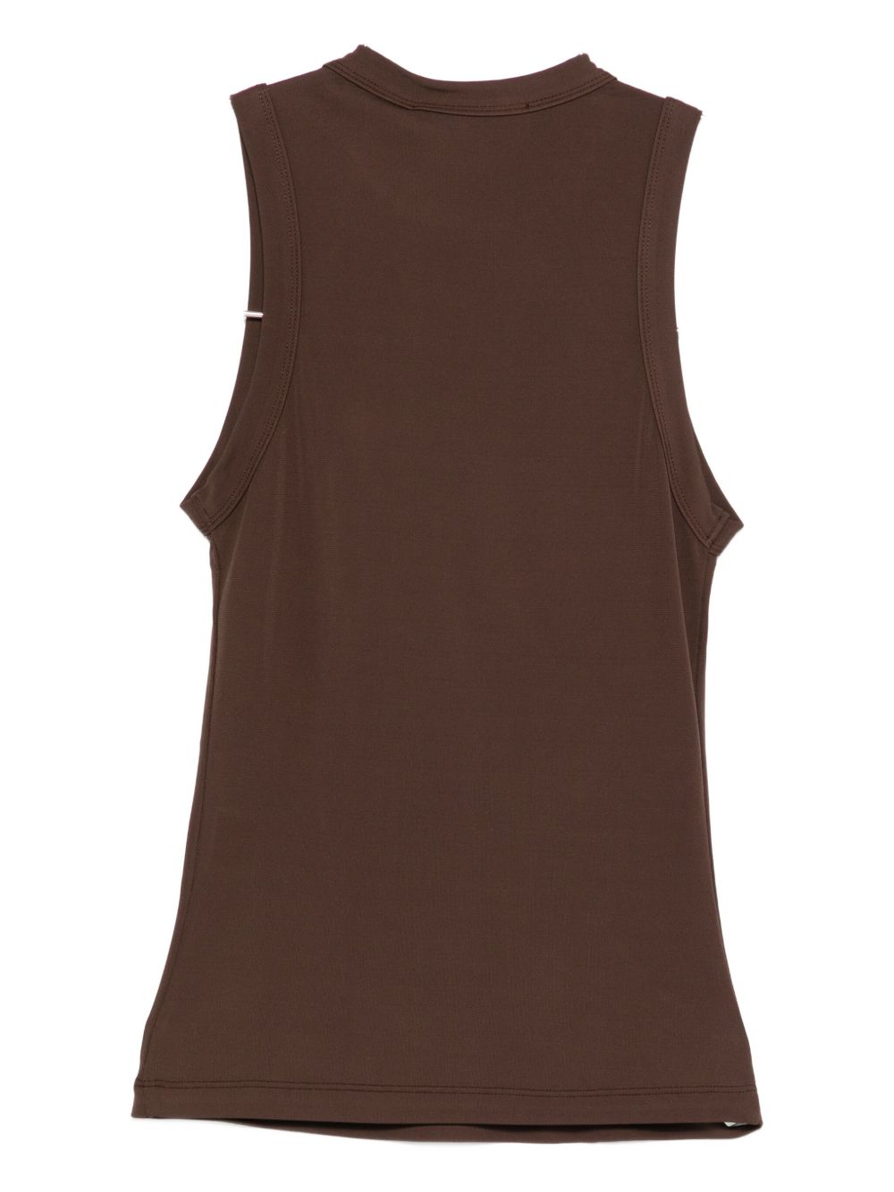 Top girocollo in marrone Aya Muse - donna 
