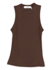Aya Muse Brown Crew Neck Top - women