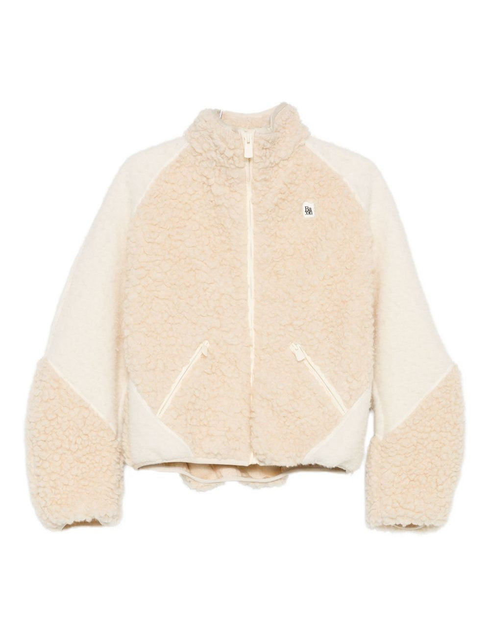 Giacca in teddy beige e avorio Bacon - donna 