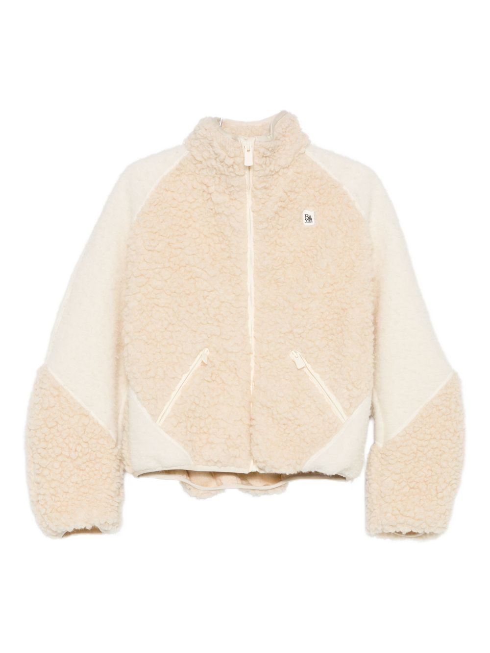 Giacca in teddy beige e avorio Bacon - donna 