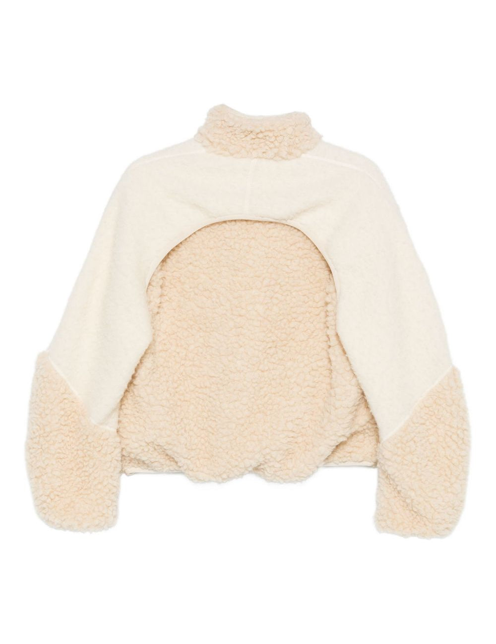 Giacca in teddy beige e avorio Bacon - donna 