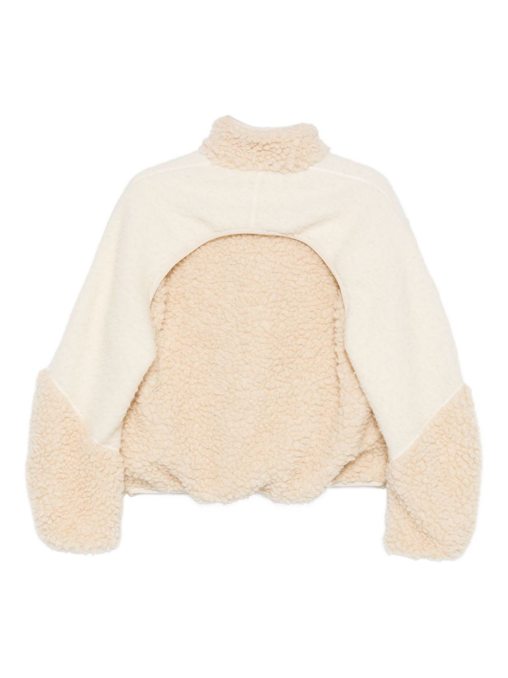 Giacca in teddy beige e avorio Bacon - donna 