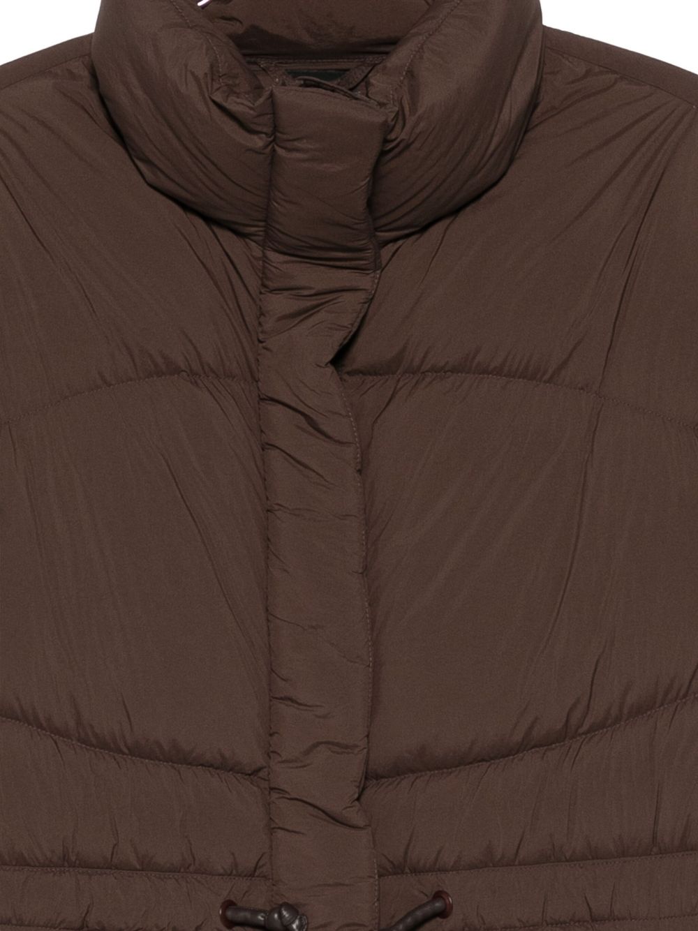 Piumino con coulisse in marrone Bacon - donna 