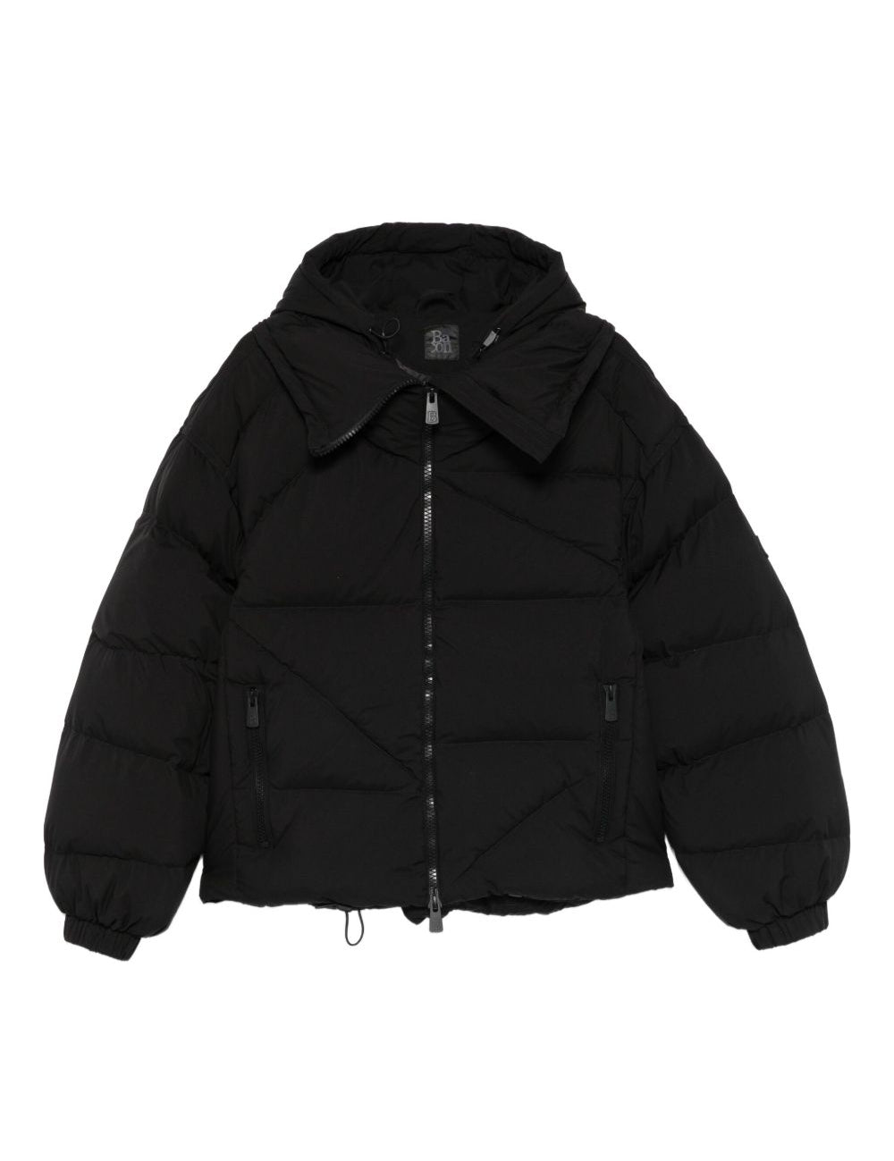 Giacca imbottita con chiusura a zip in nero Bacon - donna 
