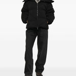 Giacca imbottita con chiusura a zip in nero Bacon - donna 