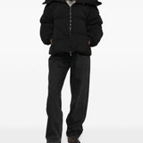 Giacca imbottita con chiusura a zip in nero Bacon - donna 