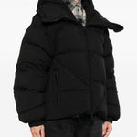 Giacca imbottita con chiusura a zip in nero Bacon - donna 