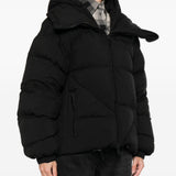 Giacca imbottita con chiusura a zip in nero Bacon - donna 