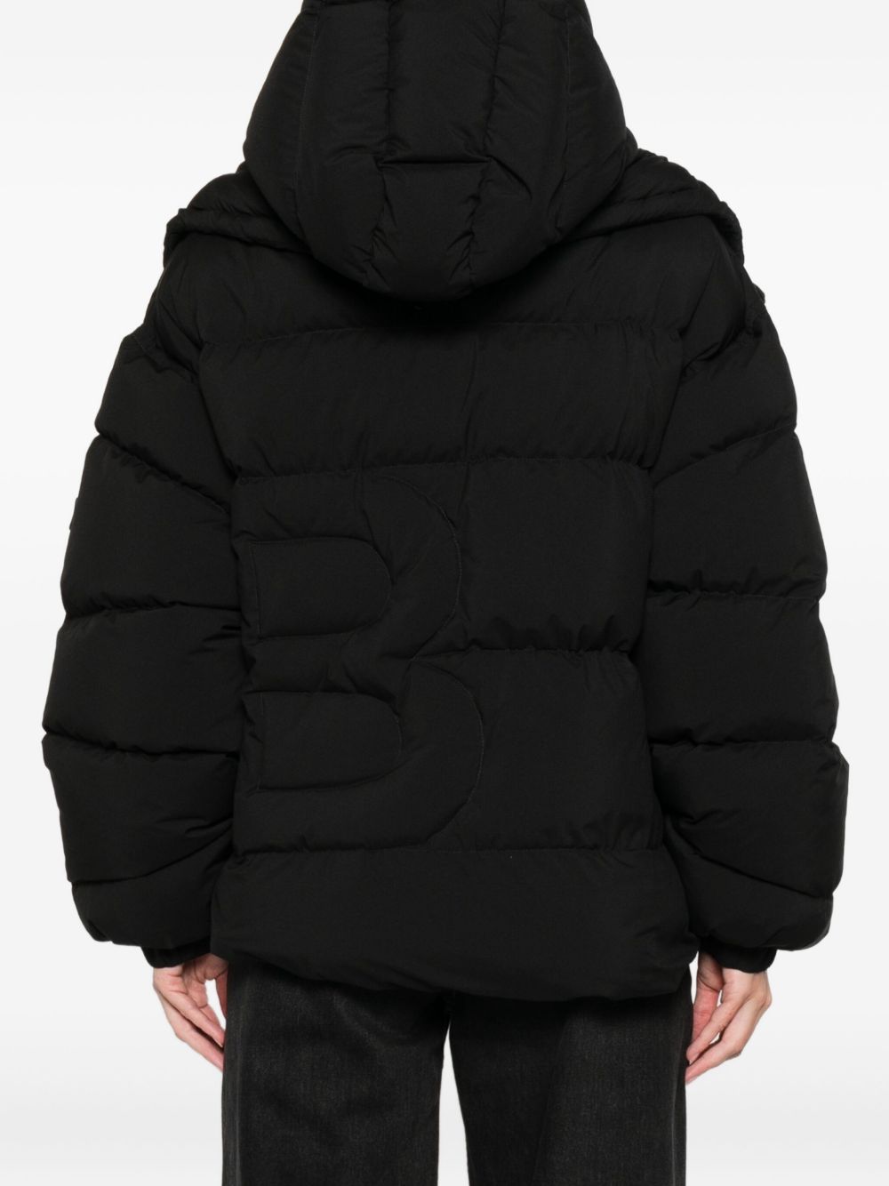 Giacca imbottita con chiusura a zip in nero Bacon - donna 