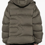 Giacca imbottita con chiusura a zip in verde Bacon - donna 