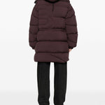 Cappotto parka con chiusura a zip in bordeaux Bacon - donna 