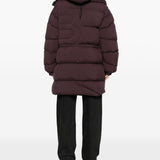 Cappotto parka con chiusura a zip in bordeaux Bacon - donna 