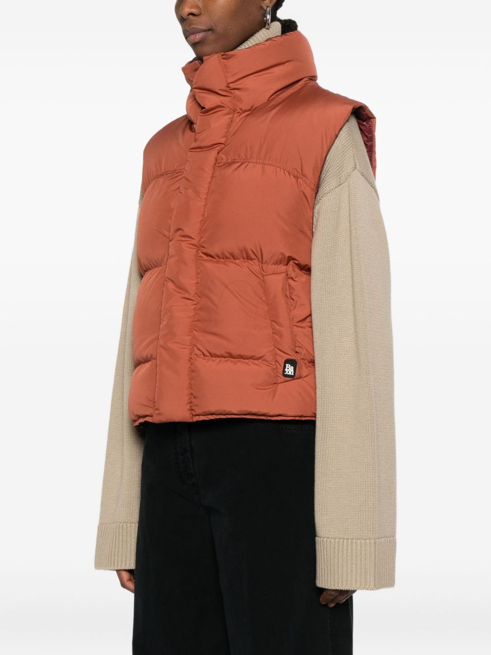 Gilet imbottito in arancione Bacon - donna 