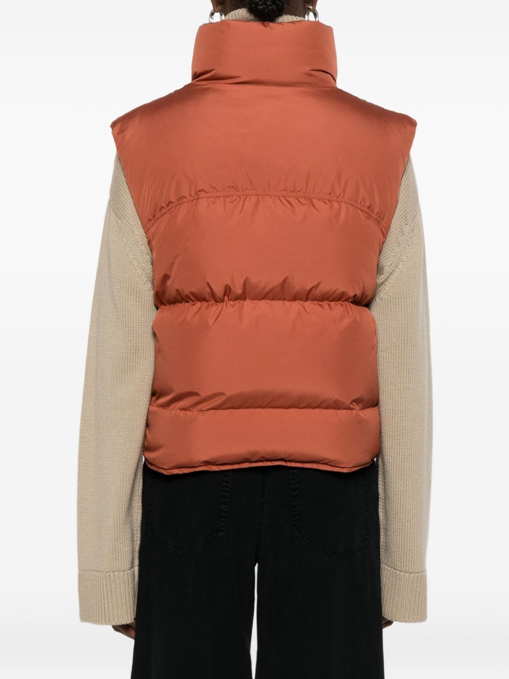 Gilet imbottito in arancione Bacon - donna 