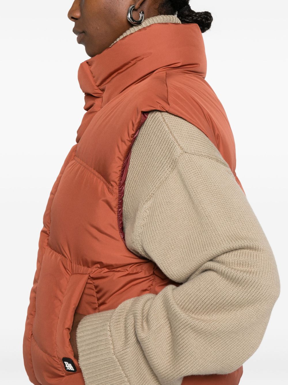 Gilet imbottito in arancione Bacon - donna 