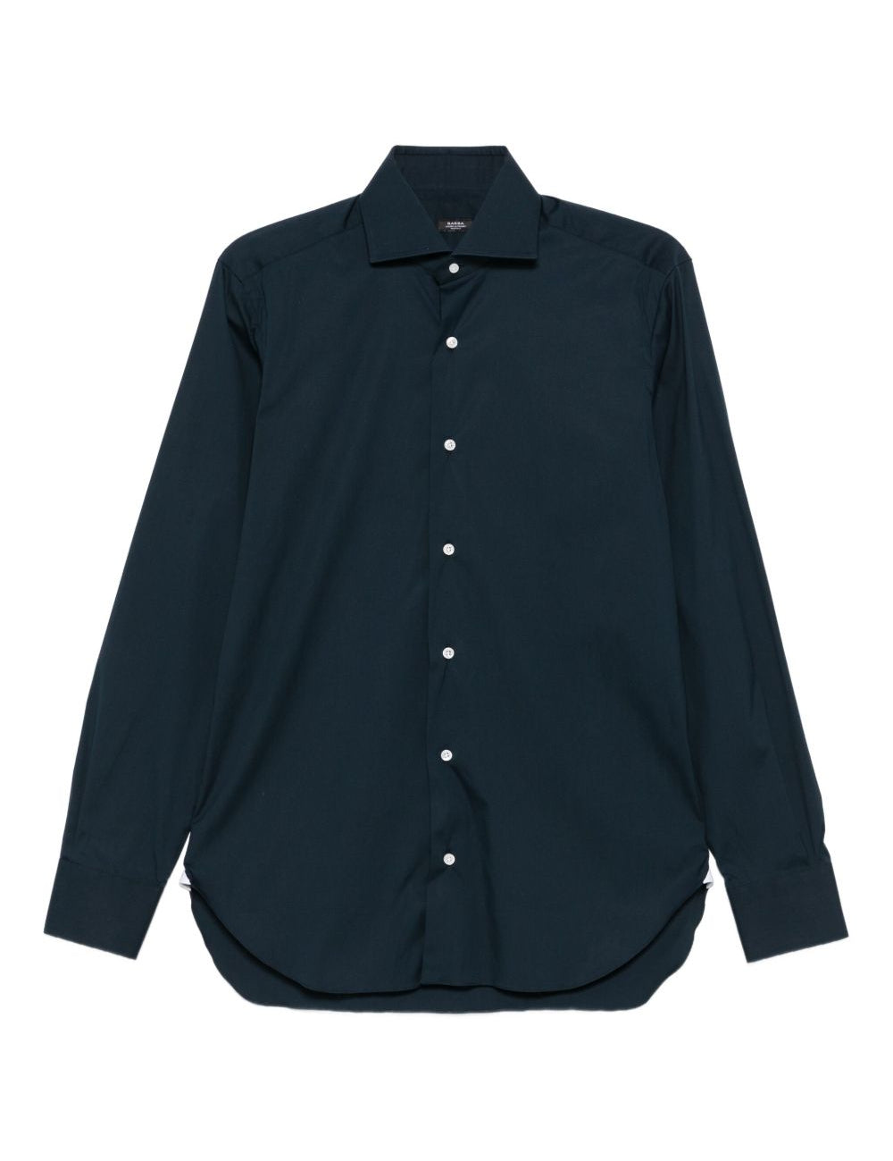 Camicia a maniche lunghe in blu Barba - uomo 