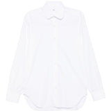 Camicia con colletto peter pan in bianco Barba - uomo 