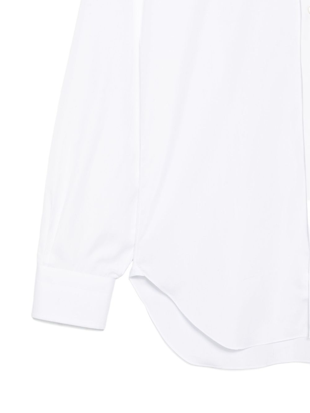 Camicia con colletto peter pan in bianco Barba - uomo 