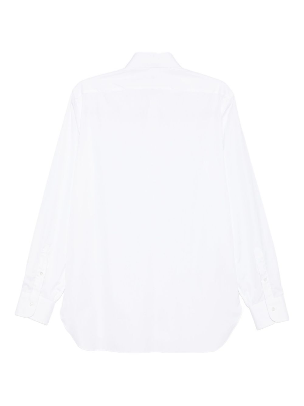 Camicia con colletto peter pan in bianco Barba - uomo 