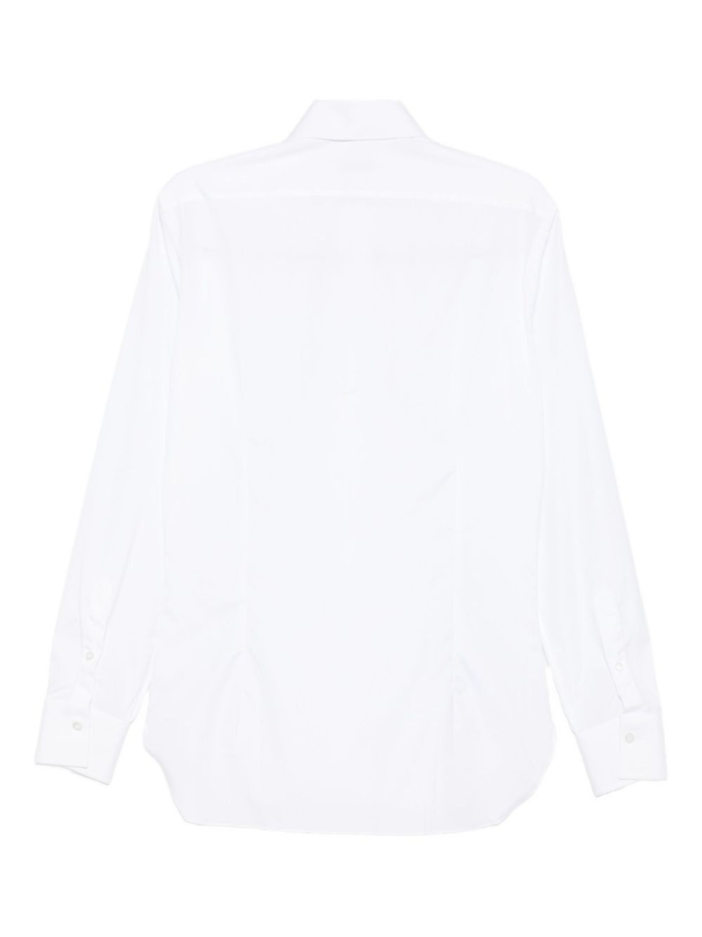 Camicia in cotone a maniche lunghe in bianco Barba - uomo 
