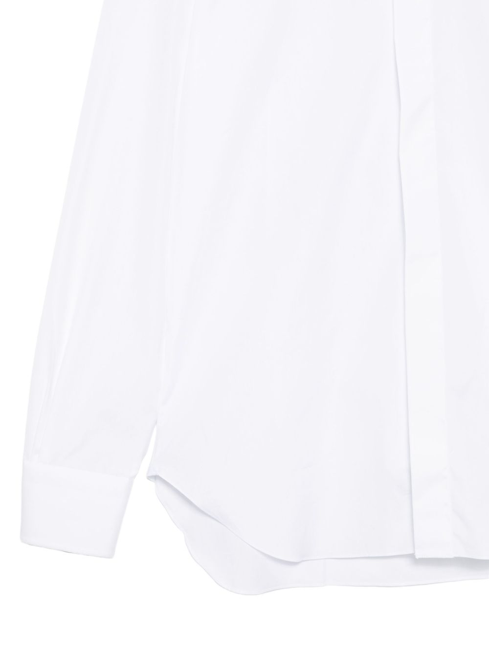 Camicia in cotone a maniche lunghe in bianco Barba - uomo 