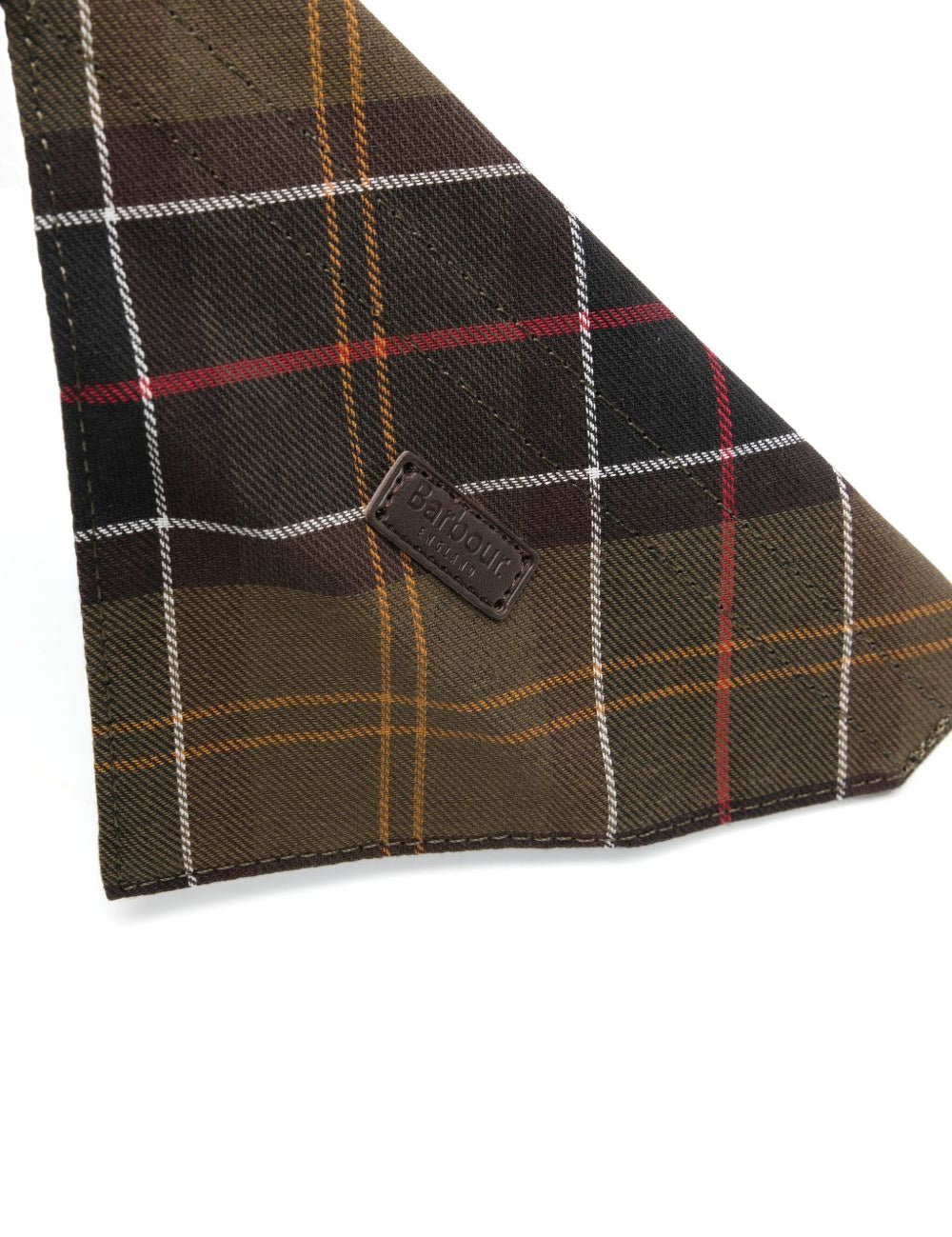 Bandana con applicazione per cani in verde Barbour - cane 