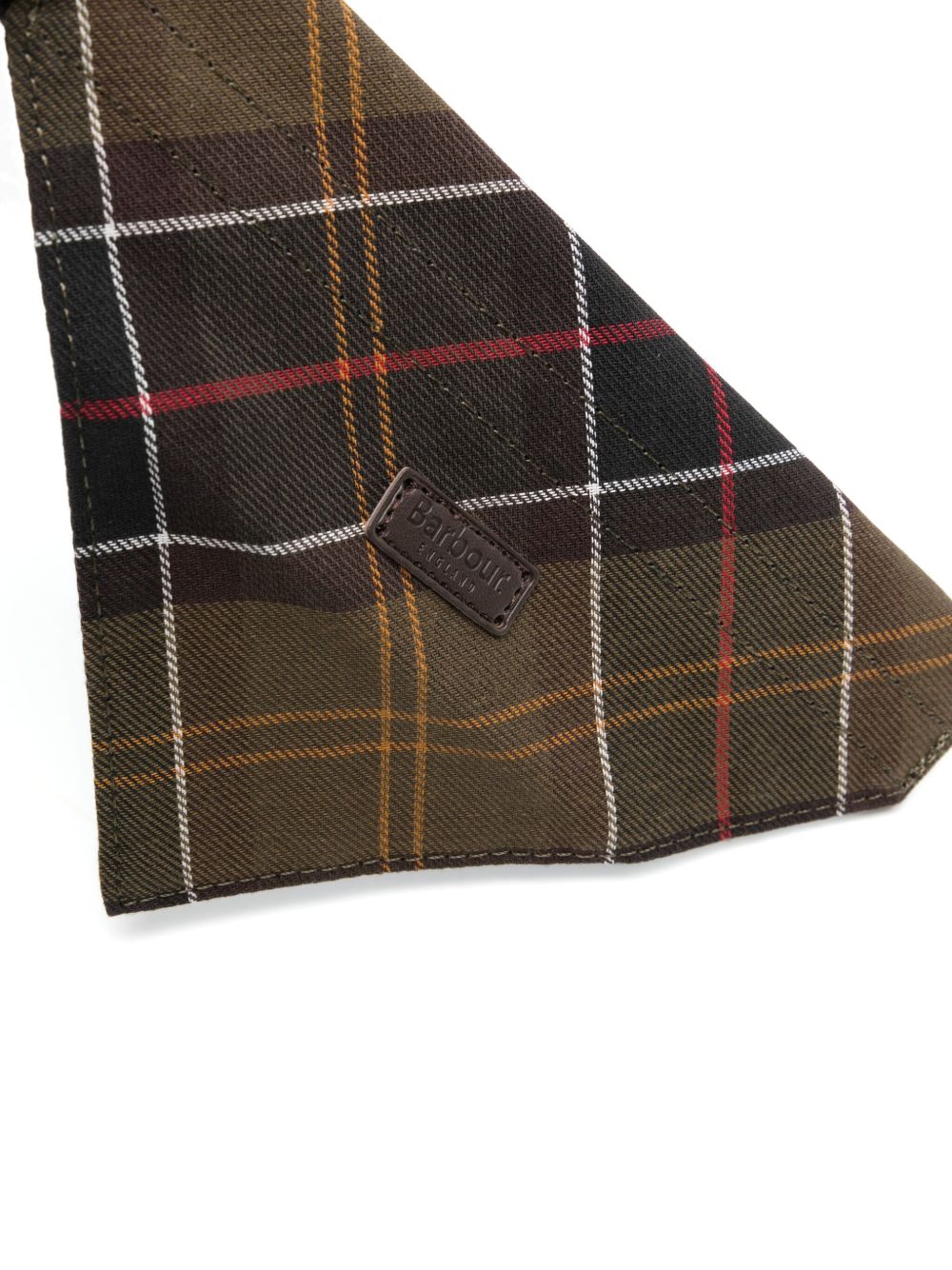 Bandana con applicazione per cani in verde Barbour - cane 