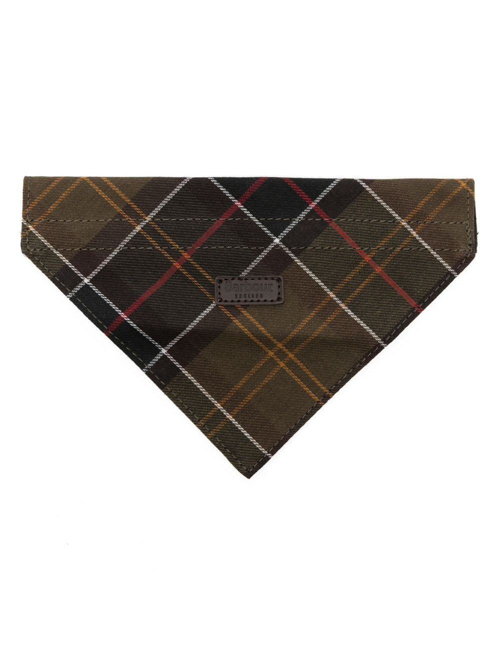 Bandana con applicazione per cani in verde Barbour - cane 