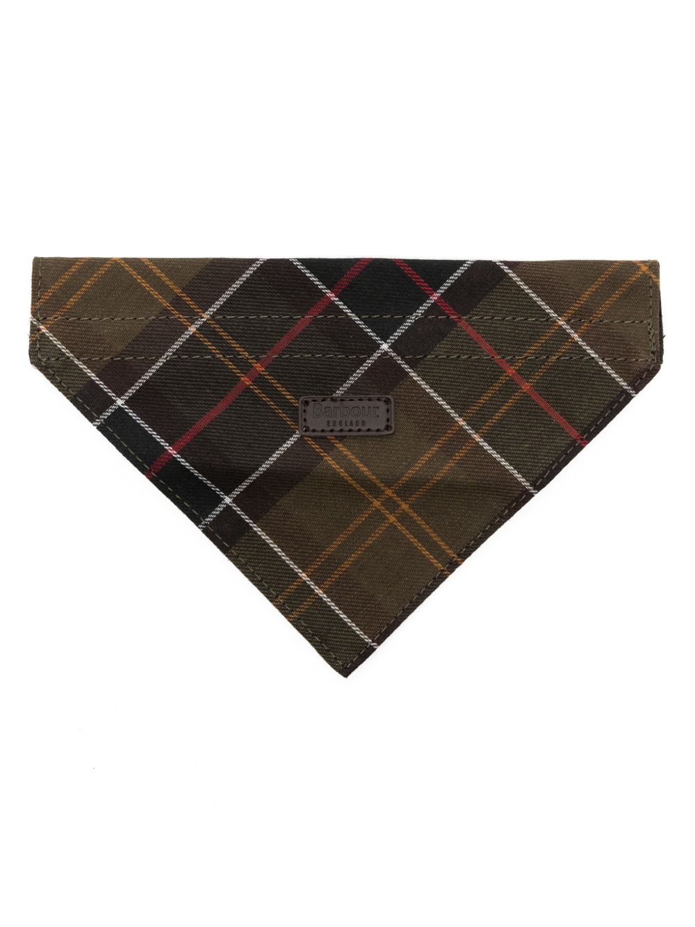 Bandana con applicazione per cani in verde Barbour - cane 