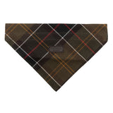 Bandana con applicazione per cani in verde Barbour - cane 